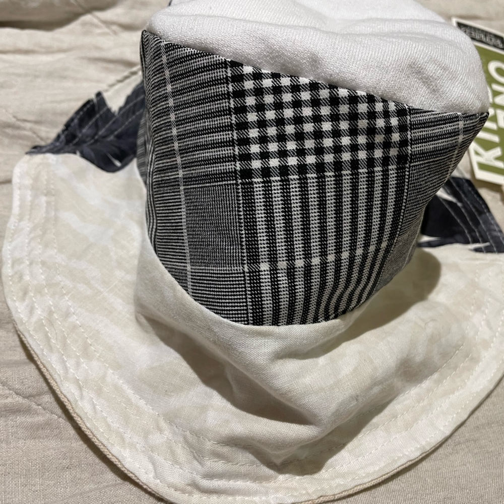 Refried Apparel patchwork unisex bucket hat